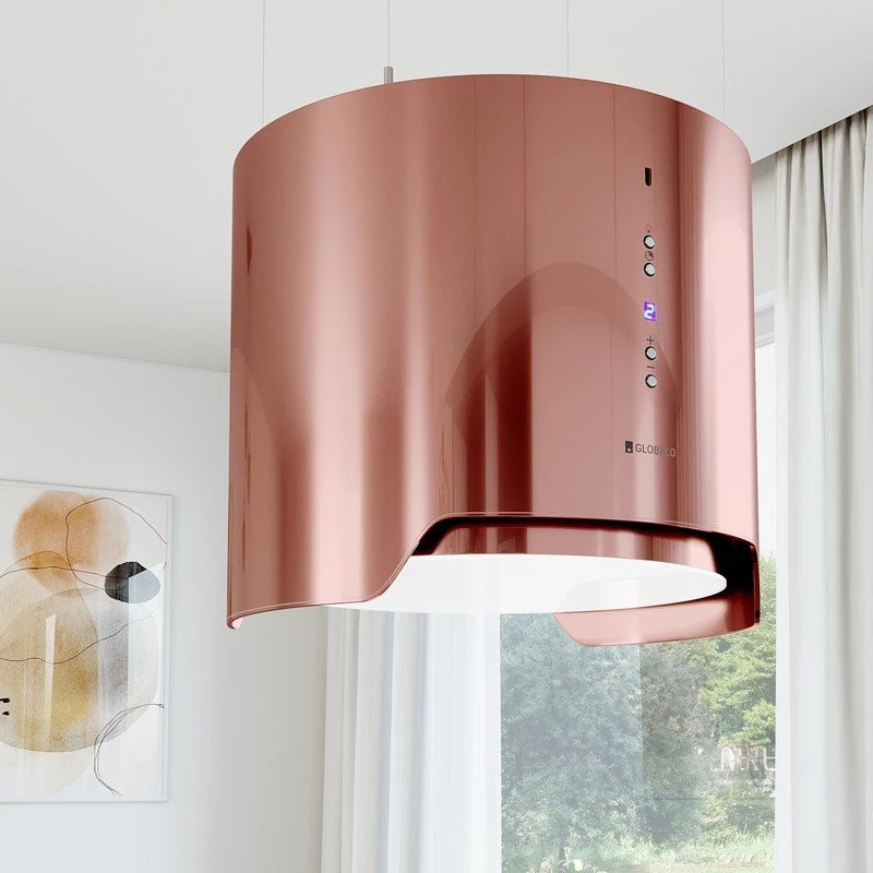 Wizualizacja Okap kuchenny GLOBALO Arenoflow 39.4 Rose w kuchni